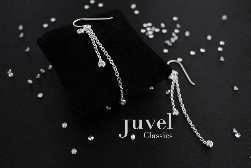 Juvel Classic Double Chain 1", 2" Earrings