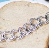 Juvel Brilliant Double Curb Chain Bracelet