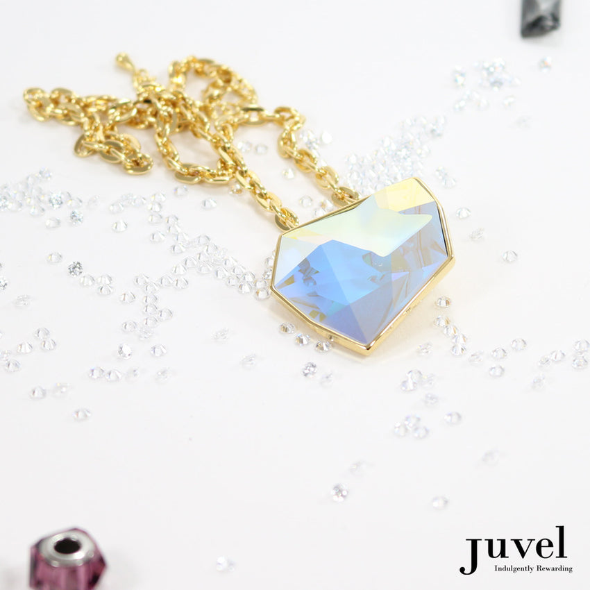 Juvel Fancy Aurore Boreale Necklace (14K Gold Plated)