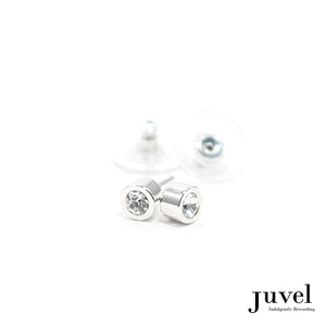Juvel Off-Set Crystal Stud Earrings