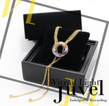 Juvel Gatsby Vitrail Light Necklace (14K Gold Plated)