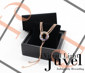 Juvel Gatsby Vitrail Light Necklace (19K Pink Gold Plated)