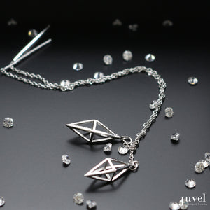 Juvel Classic: Threader Octahedron Earrings