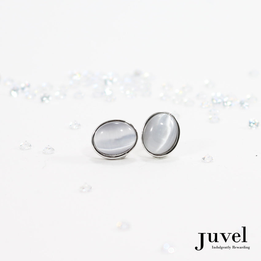 Juvel CatEye Grey Earrings