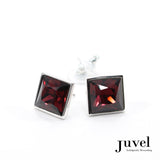 Juvel Square Burgundy 1.4 Earrings