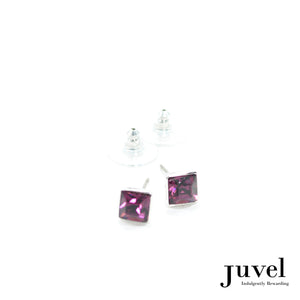 Juvel Amethyst Square 0.7 Earrings